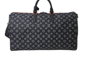 極美品 LOUIS VUITTON ルイヴィトン ボストンバッグ キーポル50バンドリエール モノグラムインク アップサイドダウン M43684 57690