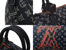 Load image into Gallery viewer, 極美品 LOUIS VUITTON ルイヴィトン ボストンバッグ キーポル50バンドリエール モノグラムインク アップサイドダウン M43684 57690