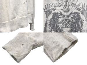 SAINT MICHAEL セントマイケル スウェットトレーナー 河村康輔 ヴィンテージ加工 サイズXL SM-S22-0000-078 美品 中古 57697 