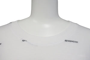 GIVENCHY ジバンシィ 半袖Tシャツ 総柄 ロゴ コットン ホワイト
