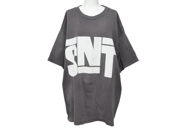 SAINT MICHAEL セントマイケル 半袖 Ｔシャツ ヴィンテージ加工 ロゴプリント SM-S22-0000-019 美品 中古 57711