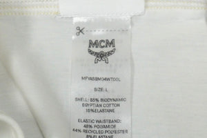 新品未使用 MCM エムシーエム パンツ 下着 アンダーウェア レディース ホワイト ゴールド サイズL MFYASBM04 中古 57755