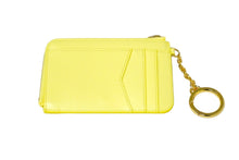 Load image into Gallery viewer, 新品未使用品 MCM エムシーエム カードケース コインケース フラグメントケース MYACSPA01 イエロー ゴールド金具 中古 57764