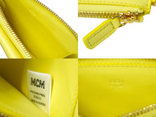 Load image into Gallery viewer, 新品未使用品 MCM エムシーエム カードケース コインケース フラグメントケース MYACSPA01 イエロー ゴールド金具 中古 57764