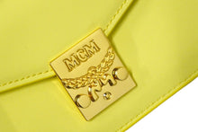 Load image into Gallery viewer, 新品未使用品 MCM エムシーエム カードケース コインケース フラグメントケース MYACSPA01 イエロー ゴールド金具 中古 57766