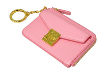 Load image into Gallery viewer, 新品未使用品 MCM エムシーエム カードケース コインケース フラグメントケース MYACSPA01 ピンク ゴールド金具 中古 57767