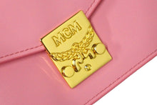 Load image into Gallery viewer, 新品未使用品 MCM エムシーエム カードケース コインケース フラグメントケース MYACSPA01 ピンク ゴールド金具 中古 57767