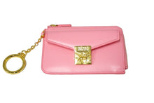 Load image into Gallery viewer, 新品未使用品 MCM エムシーエム カードケース コインケース フラグメントケース MYACSPA01 ピンク ゴールド金具 中古 57768