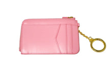 Load image into Gallery viewer, 新品未使用品 MCM エムシーエム カードケース コインケース フラグメントケース MYACSPA01 ピンク ゴールド金具 中古 57768