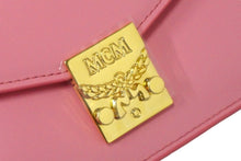 Load image into Gallery viewer, 新品未使用品 MCM エムシーエム カードケース コインケース フラグメントケース MYACSPA01 ピンク ゴールド金具 中古 57768