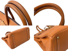 Load image into Gallery viewer, HERMES エルメス BIRKIN バーキン35 ブラウン系 ゴールド金具 トゴ ハンドバッグ □H刻印 中古 57788