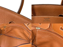 Load image into Gallery viewer, HERMES エルメス BIRKIN バーキン35 ブラウン系 ゴールド金具 トゴ ハンドバッグ □H刻印 中古 57788