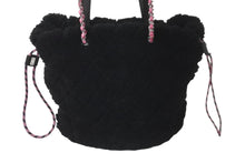 Load image into Gallery viewer, 新品同様 CHANEL シャネル ココネージュ ショルダーバッグ 2WAYバッグ ブラック ピンク 28番台 シルバー金具 中古 57798