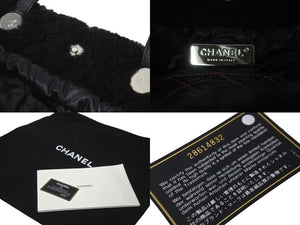 新品同様 CHANEL シャネル ココネージュ ショルダーバッグ 2WAYバッグ ブラック ピンク 28番台 シルバー金具 中古 57798