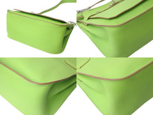 Load image into Gallery viewer, 極美品 HERMES エルメス ジプシエール 28 スイフト グリーンアップル シルバー金具 レザーショルダーバッグ □Q刻 中古 57799