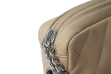 Load image into Gallery viewer, CHANEL シャネル ポシェット ミニ ショルダーバッグ カンボンライン ココマーク9番代 ベージュ ブラック 美品 中古 57803