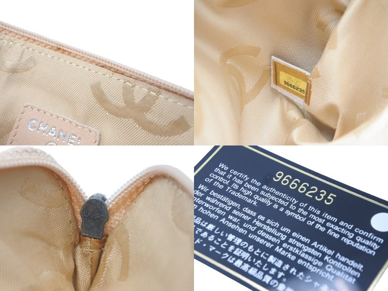 極美品 CHANEL シャネル カンボンライン ココマーク ポーチ