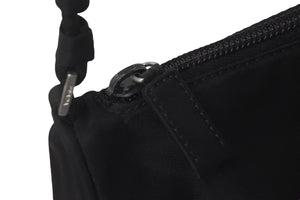 PRADA プラダ アクセサリーポーチ NERO ブラック ナイロン 小物入れ ロゴ プレート MV633 美品 中古 57821