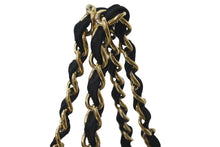 Load image into Gallery viewer, CHANEL シャネル ショルダーバッグ トートバッグ サテン ココマーク チェーンショルダー ゴールド金具 美品 中古 57823