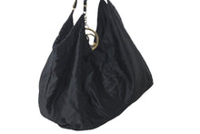 Load image into Gallery viewer, CHANEL シャネル ショルダーバッグ トートバッグ サテン ココマーク チェーンショルダー ゴールド金具 美品 中古 57823