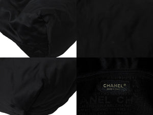 CHANEL シャネル ショルダーバッグ トートバッグ サテン ココマーク チェーンショルダー ゴールド金具 美品 中古 57823