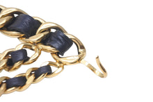 Load image into Gallery viewer, CHANEL シャネル ベルト ココマーク メダルチェーンベルト ロゴプレート 94P刻印 ゴールド GP レザー 美品 中古 57829