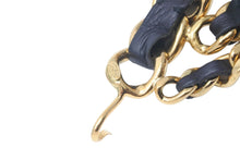 Load image into Gallery viewer, CHANEL シャネル ベルト ココマーク メダルチェーンベルト ロゴプレート 94P刻印 ゴールド GP レザー 美品 中古 57829