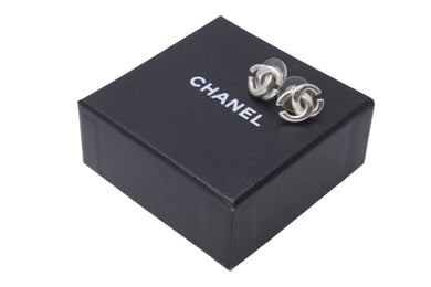 CHANEL シャネル ピアス ココマーク 01P刻印 アクセサリー シルバー メタル 美品 中古 57832