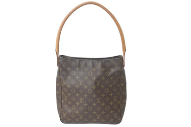 LOUIS VUITTON ルイヴィトン ハンドバッグ ルーピングGM ブラウン M51145 ゴールド金具 中古 57835