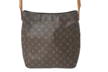 Load image into Gallery viewer, LOUIS VUITTON ルイヴィトン ハンドバッグ ルーピングGM ブラウン M51145 ゴールド金具 中古 57835