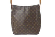 Load image into Gallery viewer, LOUIS VUITTON ルイヴィトン ハンドバッグ ルーピングGM ブラウン M51145 ゴールド金具 中古 57835