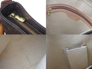 LOUIS VUITTON ルイヴィトン ハンドバッグ ルーピングGM ブラウン M51145 ゴールド金具 中古 57835