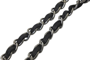 極美品 CHANEL シャネル ニュートラベル チェーンショルダーバッグ 10番台 ブラック ブラウン シルバー金具 中古 57836