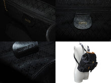 Load image into Gallery viewer, GUCCI グッチ バンブー バッグパック リュック・デイパック 00319980016 ブラックレザー ゴールド金具 美品 中古 57842