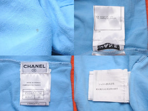CHANEL シャネル スポーツライン パイル フレア パンツ 02S ココマーク マルチカラー P19549V11234 サイズ40 美品 中古 57844