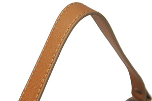 CELINE セリーヌ マカダム柄 ワンショルダーバッグ デニム レザー ネイビー メタリックピンク ゴールド金具 美品 中古 57849