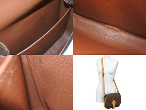 LOUIS VUITTON ルイヴィトン カルトシエールMM ショルダーバッグ M51253 モノグラム ブラウン 良品 中古 57850
