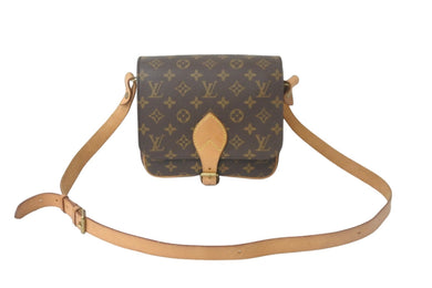 LOUIS VUITTON ルイヴィトン カルトシエールMM ショルダーバッグ M51253 モノグラム ブラウン 良品 中古 57850