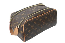 Load image into Gallery viewer, 極美品 LOUIS VUITTON ルイヴィトン ドップキット ポーチ クラッチバッグ M44494ブラウン ゴールド金具 中古 57853