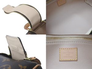 極美品 LOUIS VUITTON ルイヴィトン ドップキット ポーチ クラッチバッグ M44494ブラウン ゴールド金具 中古 57853