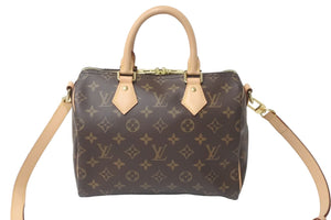 新品同様 LOUISVUITTON ルイヴィトン スピーディバンドリエール25 2WAYバッグ ミニボストン PVCコーティングキャンバス 中古 57854