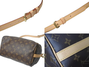 新品同様 LOUISVUITTON ルイヴィトン スピーディバンドリエール25 2WAYバッグ ミニボストン PVCコーティングキャンバス 中古 57854