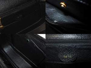 GUCCI グッチ バンブー ２WAY ショルダーバッグ ブラック レザー ハンドバッグ ゴールド金具 鞄 斜め掛け カバン 美品 中古 57868