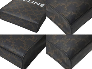 CELINE セリーヌ ショルダーバッグ ミニ バーティカルカバ 194372BZK.04LU ゴールド金具 美品 中古 57869