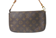 Load image into Gallery viewer, LOUIS VUITTON ルイヴィトン モノグラム ポシェット アクセソワール ブラウン M51980 ハンドバッグ ポーチ 美品 中古 57881
