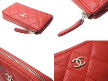 Load image into Gallery viewer, CHANEL シャネル コインケース キャビアスキン グレインドカーフスキン ココマーク 27番台 良品 中古 57884