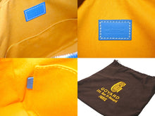 Load image into Gallery viewer, 極美品 GOYARD ゴヤール ショルダーバッグ ヨナMM ヘリンボーン柄 ブルー シルバー金具 中古 57893