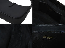 Load image into Gallery viewer, SAINT LAURENT サンローラン ショルダーバッグ ワンショルダー レザー ブラック ゴールド 美品 中古 57894
