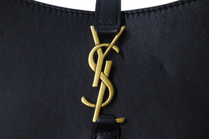 SAINT LAURENT サンローラン ショルダーバッグ ワンショルダー レザー ブラック ゴールド 美品 中古 57894