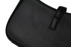 SAINT LAURENT サンローラン ショルダーバッグ ワンショルダー レザー ブラック ゴールド 美品 中古 57894